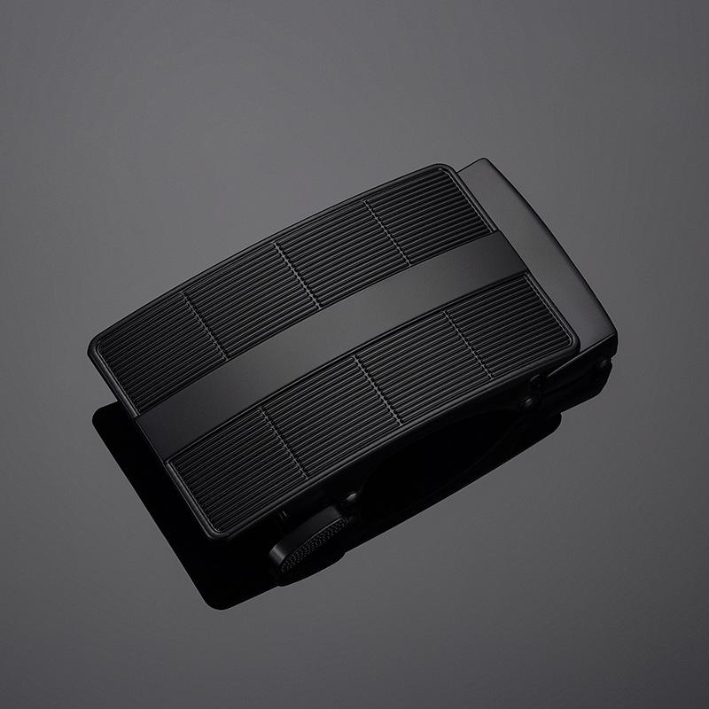 Men's Rectangle Auto Lock Belt Buckle Single 4.0 Points Zinc Alloy Vintage Jeans Button Flat Toothless Exquisite Workmanship