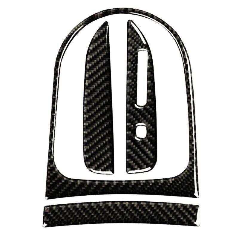 Real Carbon Fiber Car Gear Shift Panel Cover Trim Fit For 2015- Ford Mustang