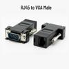 15m RJ45 to VGA Male/Female Signal Extender Adapter