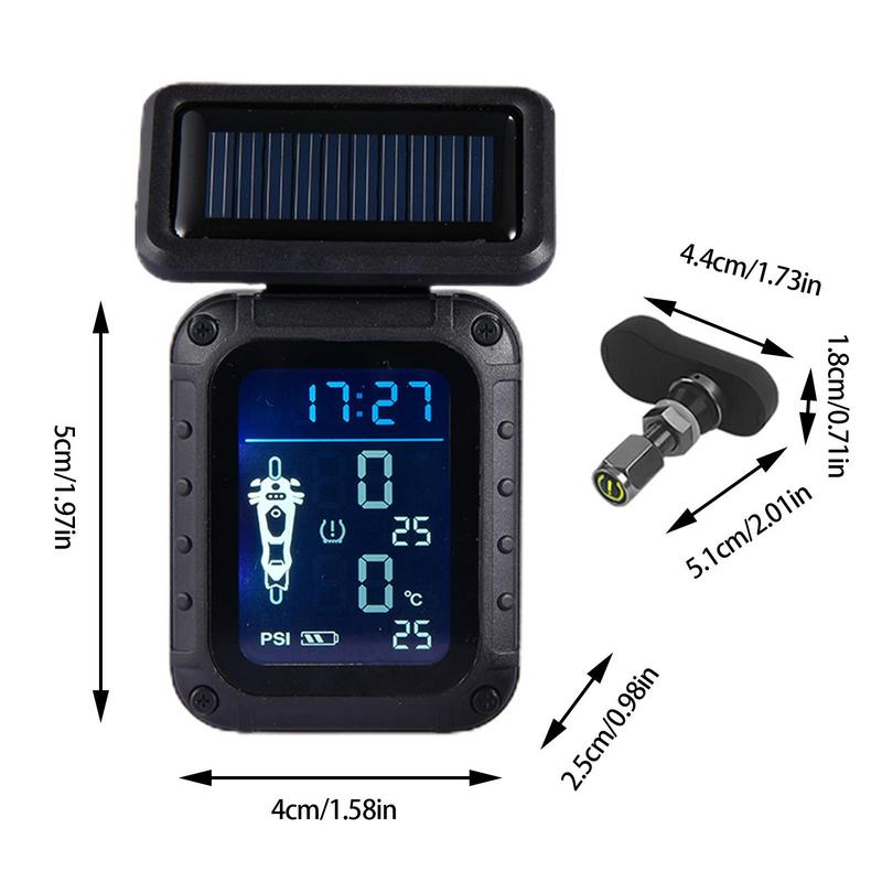 Tpms Sensor Wireless Tire Pressure Monitor Car Accessories For Real-Time Monitoring Bicycle Motorcycle Vehicle Truck