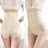 Lace Flower Butt Lifter Briefs High Waist Slimming Buckle Shapers Postpartum Body Shapers  Female