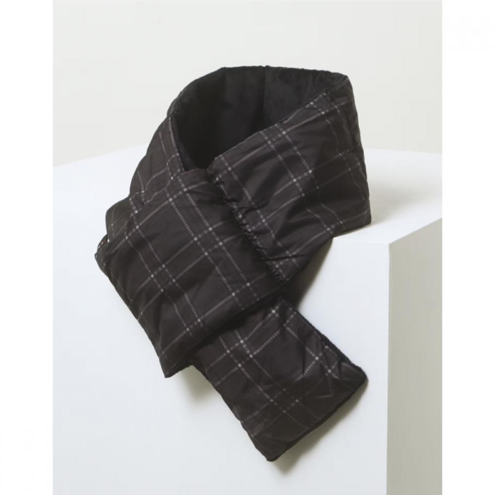 DakS Men S Check Pattern Down Padding Muffler Dcmu6f956cg
