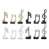 Musical Note Figurines, Collectible Sculptures Made of for Table, Desk, Living Room, Office