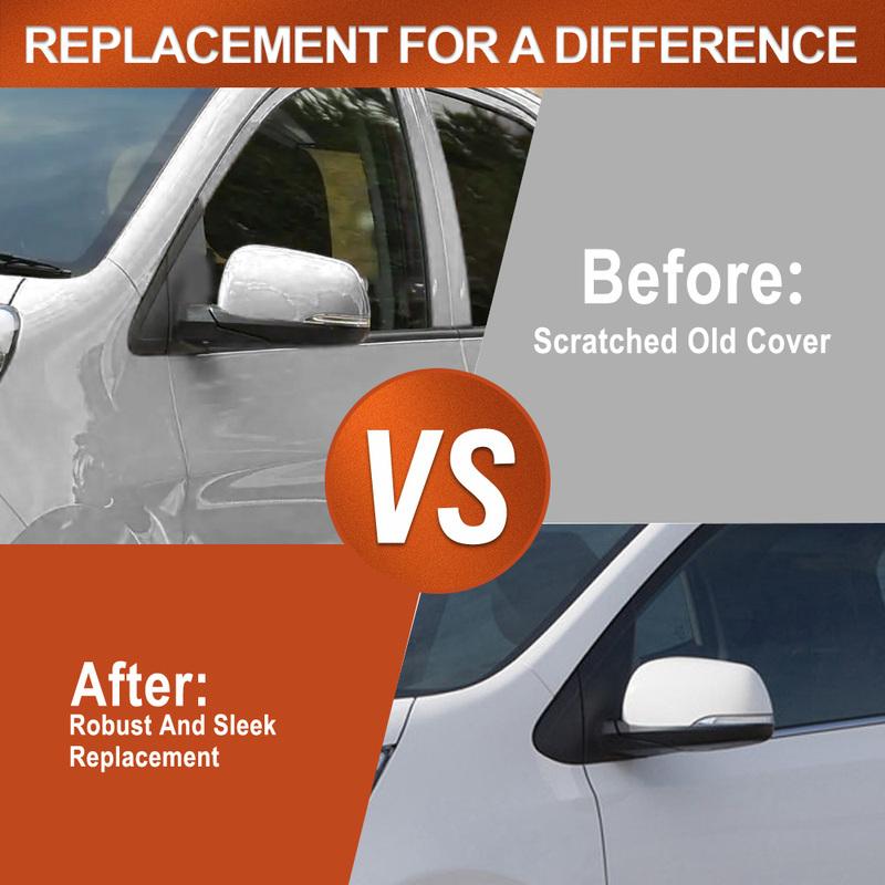 Car Side Mirror Cap Rearview Mirror Cover for Kia Picanto 2011 2012 2013 2014 2015 2016 2017 Left Right Unpainted White