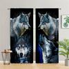 3D Sacred Blue Dragon Curtains Animal Wolf Curtains 2 Panels Children's Room Bedroom Decor Curtains Living Room Balcony Decor