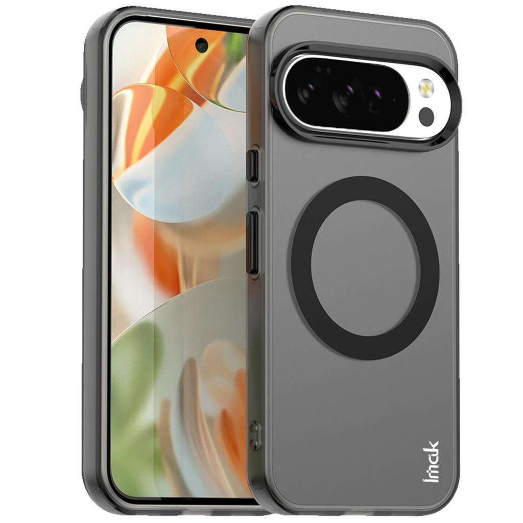 IMAK For Google Pixel 10/10 Pro Case Compatible with MagSafe Candy Color Anti Drop TPU+PET Back Cover