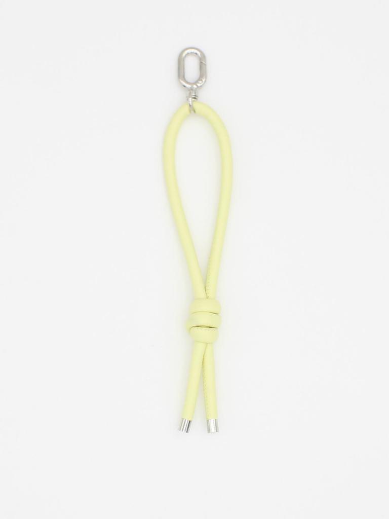 Woven Leather Pendant Keyring & Bag Accessory