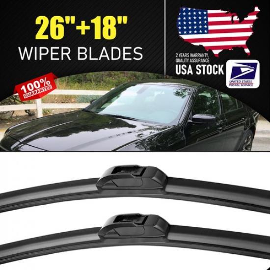Genuine Original Equipment Front Windshield Wiper Blades Pair 26 +18  All Season