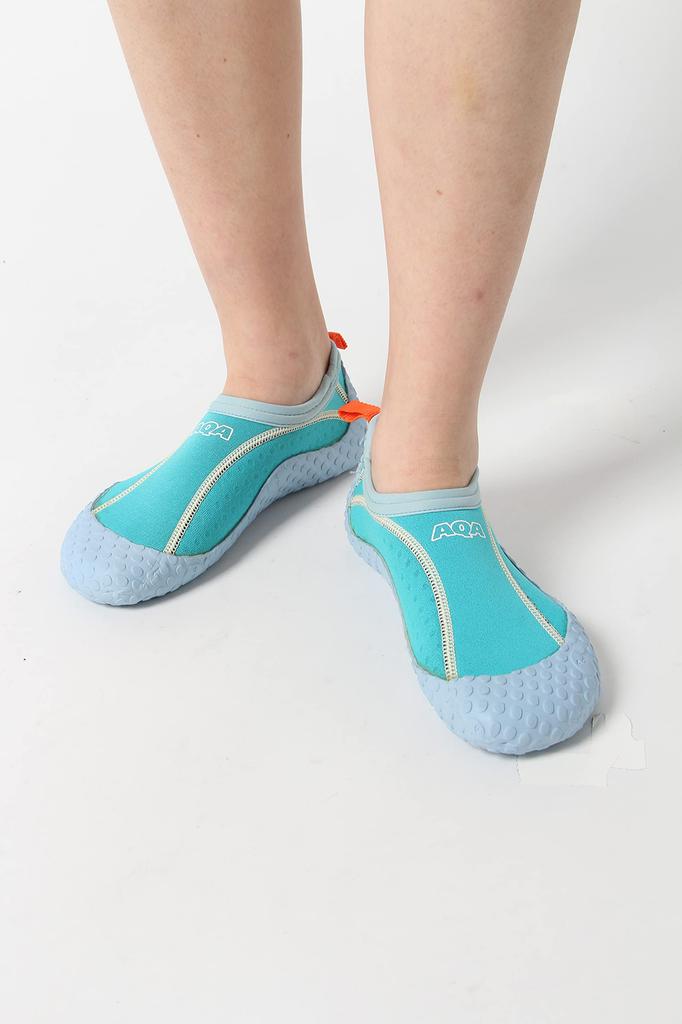 AQA Marine Sports Unisex Snorkeling Shoes, Size 3, Light Blue, 24cm (KW-4472N)