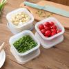 Round Drain Sealed Crisper Ginger Garlic Onion Food Fridge Kitchen Storage Box