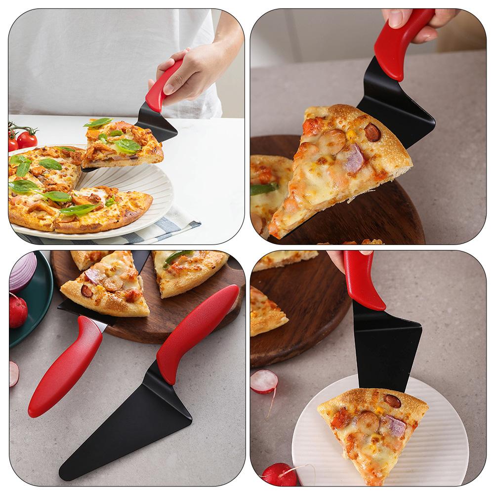 Stainless Steel Pizza Spatula Cake Server Convenient Party Reusable Handheld Household Stand