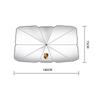 KWPV2 Car Sunshade Retractable Sunscreen Heat Insulation Parasol For Porsche Panamera Taycan 911 718 Macan Cayenne Boxster Cayman 918