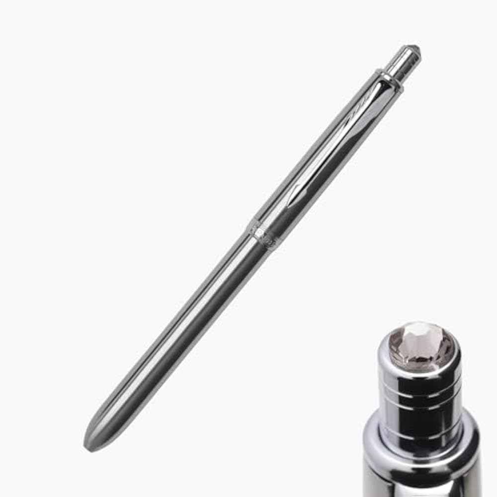 PARKER Parker Multifunction Pen Sonnet Stainless Steel CT Crystal Grayish Beige 3 in 1 Ballpoint ...