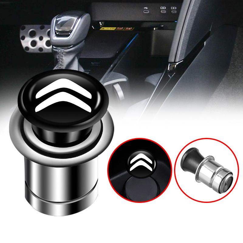Auto-Zigarettenanzünder-Abdeckung Legierung Staubdicht Dekorative Kappe Zubehör Für Citroen C4 C3 C5 C1 C2 Berlingo Celysee Cactus Picass