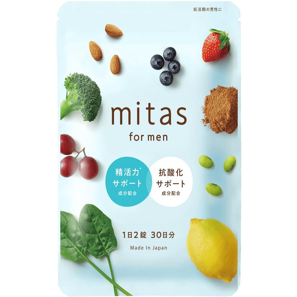 

natural tech Mitas for Men mitas for men Male Fertility Support Supplement 120 Tablets Comprehensive vitamins Vitamins Comprehensive vitamins 1