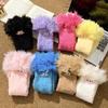 Crazy Big Mouth Monster Plush Socks Thickened Coral Fleece Cartoon Sleep Socks Winter Warm Soft Home Socks For Women Girls
