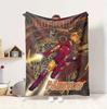 Custom Name Iron Man Flight Flannel Blanket Throw Blanket Soft Warm Sofa Bed Decor Unique Gift