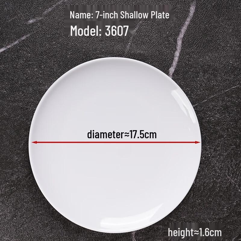 A3 Melamine Round Dinner Plate