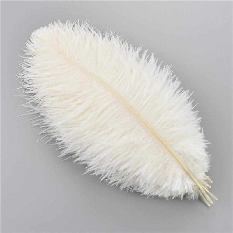 10Pcs/Lot 25-30Cm Ostrich Feathers For Crafts Party Decoration Jewelry Creation Natural Feather For Needlework And Handicrafts