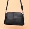 Women Small Crossbody Messenger Bag Black Red Available Multiple Pockets Lightweight