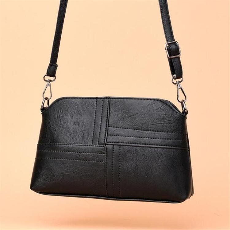 Women Small Crossbody Messenger Bag Black Red Available Multiple Pockets Lightweight