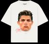 CR7 BIG HEAD Graphic T-shirt Men Women Fashion Hip Hop Short Sleeves Cotton Oversized Streetwear Harajuku Y2k High Quality Female Male Clothing