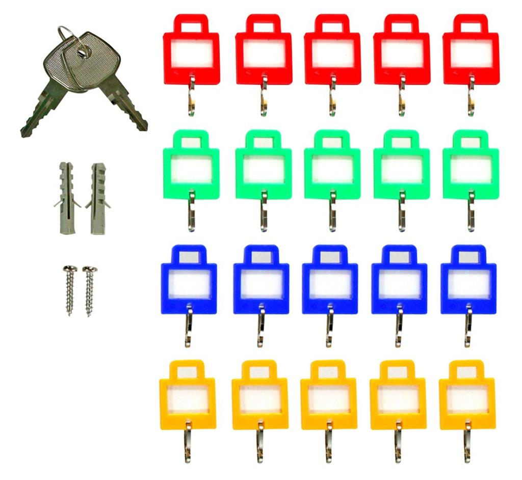 Hikari Key Box, 20-Key Hook Type KBP-20