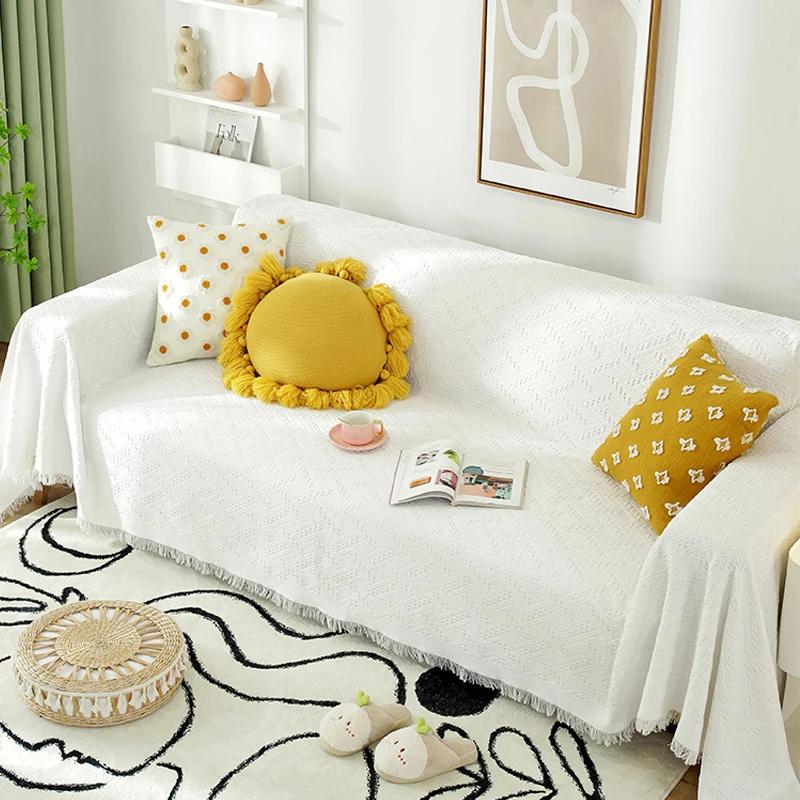 New Nordic Style Blanket Summer Camping Blanket Shawl Universal Sofa Towel Cover Cloth Full Cover Sofa Cushion Cover Blanket