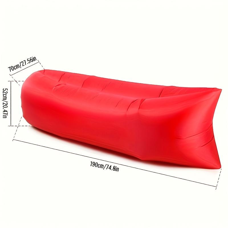 1PC inflatable garden sofa single model, fast inflation, foldable, comfortable, portable and lightweight