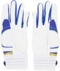 adidas Batting LBG905 Baseball/Softball Gloves, Junior, Blue/Gold, JM,