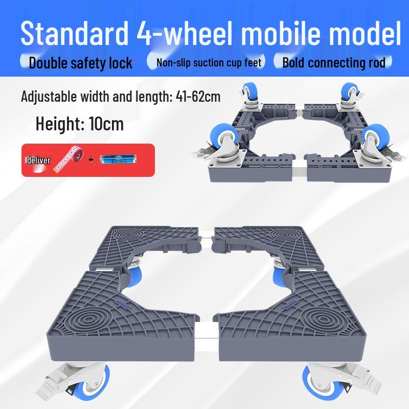 Suport de bază reglabil pentru mașină de spălat cu depozitare