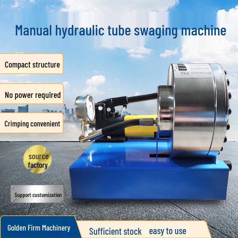 Compact Semi-Automatic Hydraulic Hose and Steel Pipe Crimping Machine for High-Pressure Applications