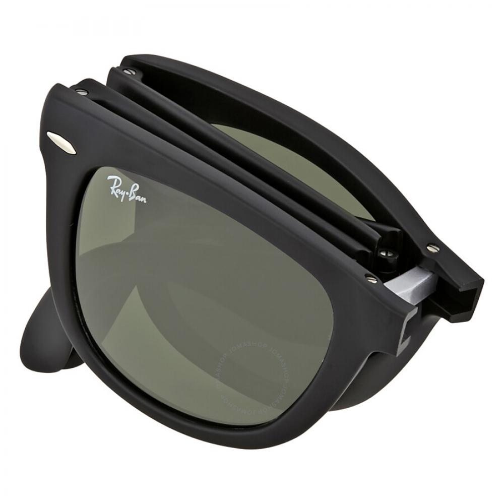 Ray Ban Wayfarer FoldinG Classic Green Classic G 15 Unisex sunGlasses Rb4105 601s 50