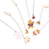 Kawai Stationery Creative Cartoon Metal Pendant Bookmark Handbook Decoration Cute Small Student Folder Women School Supplies