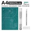 A4 3mm Thick Cutting Mat - Durable Handmade Desktop Pad for Paper Cutting & Writing