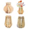 3D Holzpuzzle Blumenvase Blumenvase Bauset Nahtlose Passform DIY Holzbastelarbeiten Hobbyset Für Café Schlafzimmer Dekoration