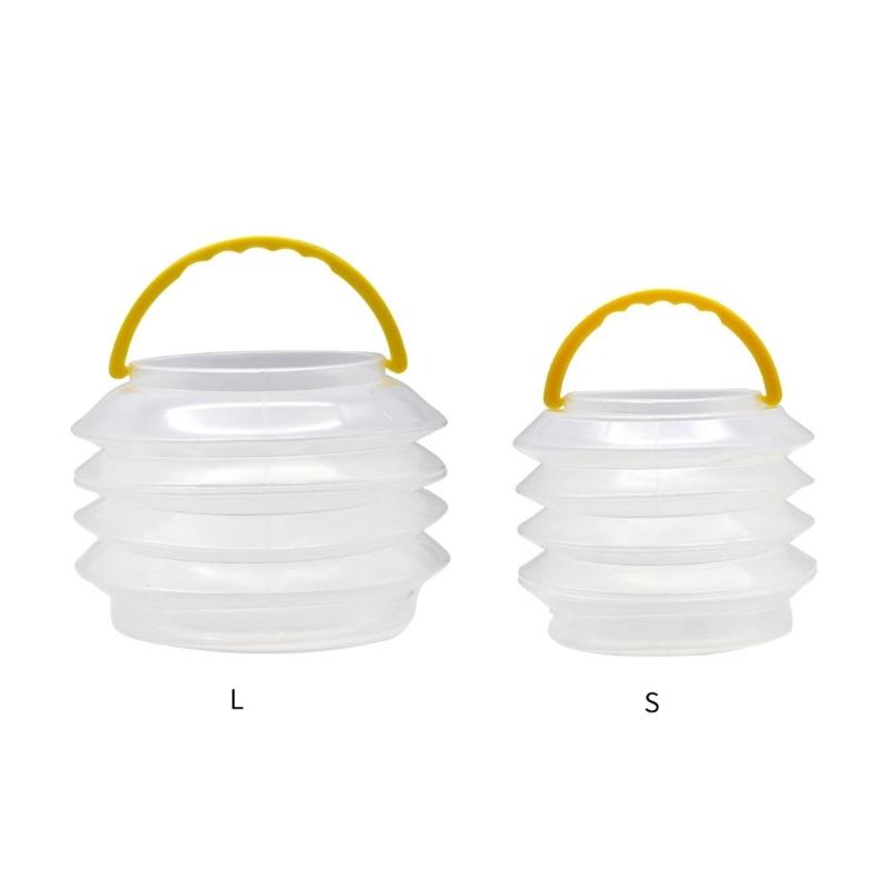 Painting Brush Washing Bucket Mini Foldable Plastic Acrylic Oil Painting Brush Bucket for Art Watercolor Oil Painting