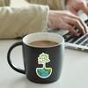 106Pcs/Set Handbook Decal Waterproof Cup Patterns Decorative Green Environmental Theme Self-Adhesive Graffiti Sticker Supply