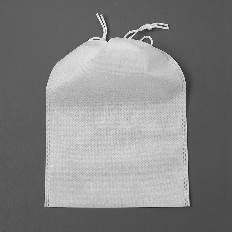 Двусторонняя неклеевая сумка-мешок на завязках 20 шт 30x39см белый 3190₽