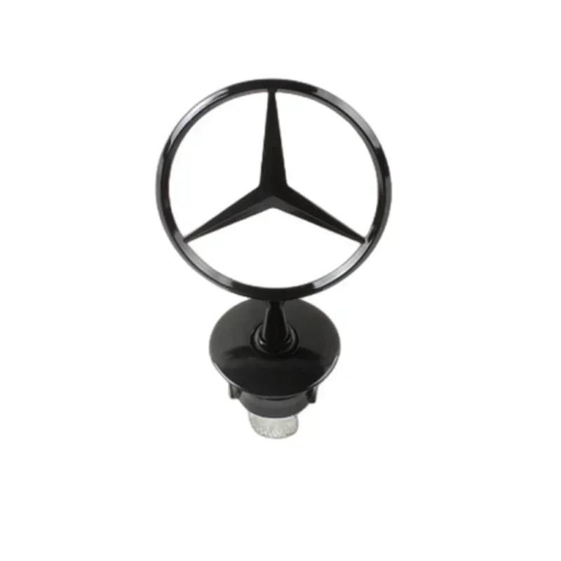 Car Front Bonnet Hood Emblem Badge for Mercedes Benz W202 W203 W204 W205 W208 W210 W220 GLA CLA GLC GLK GLE Accessories JGU2