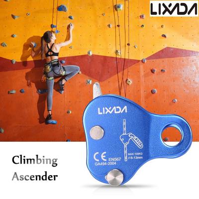 Lixada Kāpšanas aizsargs Ascender 220LB kāpšanas drošības ierīces virves rokturis āra kāpšanas takelāžas
