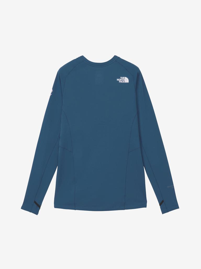 The North Face Expedition Dry Dot Crew Long Sleeve Mountain Size S T-Shirt, Unisex, Blue,