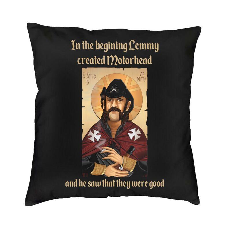 Hot Sale Jesus Meme Saint Lemmy Throw Pillow Cases for Sofa cm Cushion Cover Living Room Decoration Creative Pillowcase