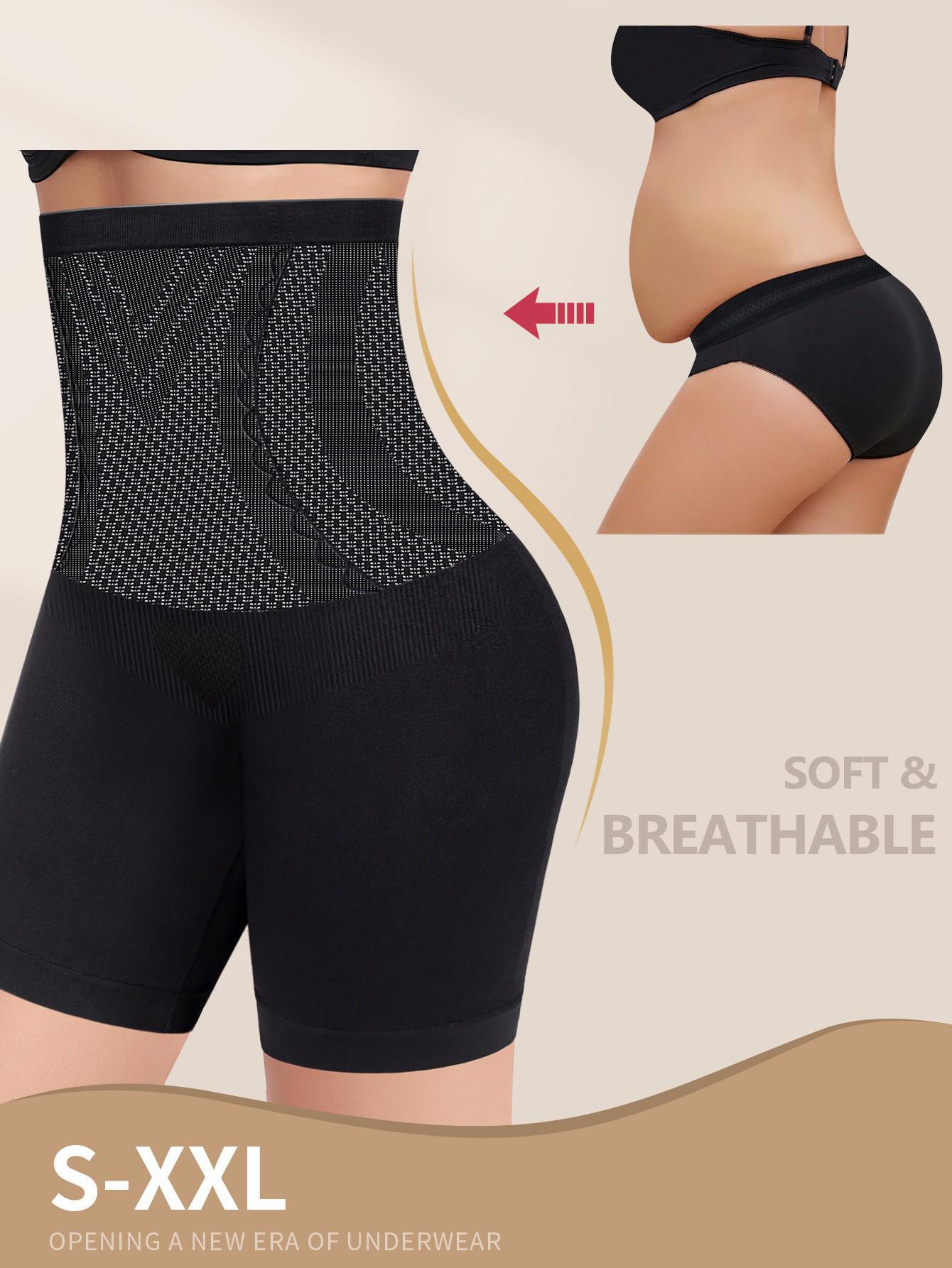 

TKTEMU High-Waisted Body Shaping Tummy Control Pants - Postpartum Waist Trainer & Butt Lifting Underwear for Women XL