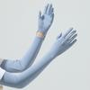 Sun Protection Gloves Women's Long Ice Silk Sleeve Cover Summer Outdoor Cycling Driving Anti-UV Touchscreen Finger cover Sleeves