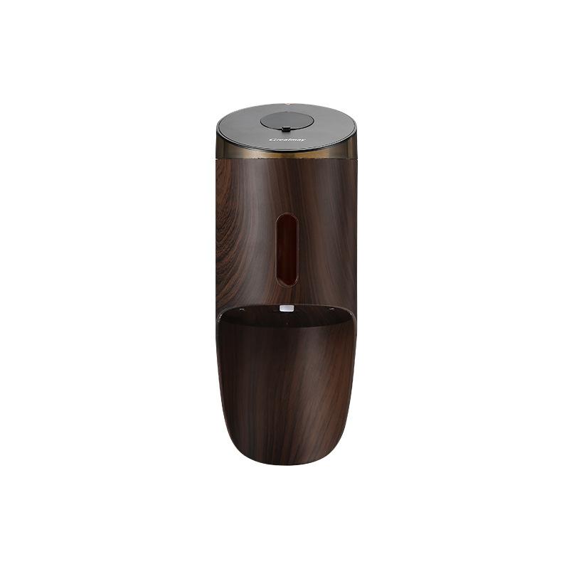 Unique Automatic Liquid Soap Dispenser Hand Soap Dispenser with Infrared Motion Sensor Deep Wooden Surface