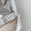 2025 Summer High Waist Zippered Pleated Silver PU Shorts for Women