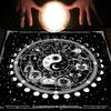 12 Constellations Astrologys Tablecloth Altars Cloth Square Divinations Cards Table Cloth Witchcrafts Deck Cloth Endurin