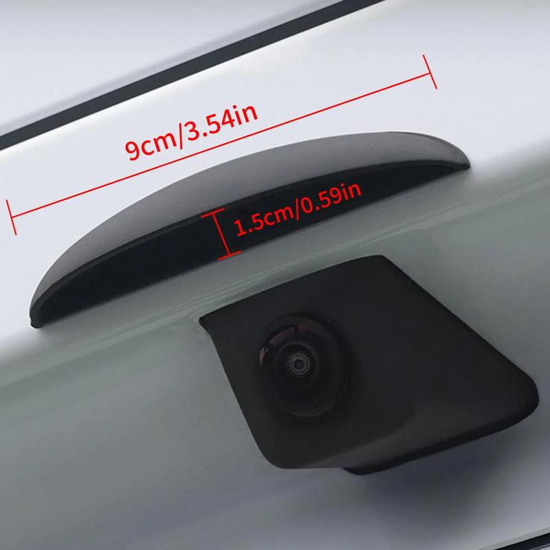 Vehicle Reverse Camera Silicone Rain Shade Cover Weatherproof Auto Rear Camera Rain Shield for Clear Image in Wet Conditions