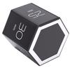 Rotating Timer 60 Minutes Preset Magnetic Hexagon Desk Flip Productivity Timer for Kitchen Cooking Studying